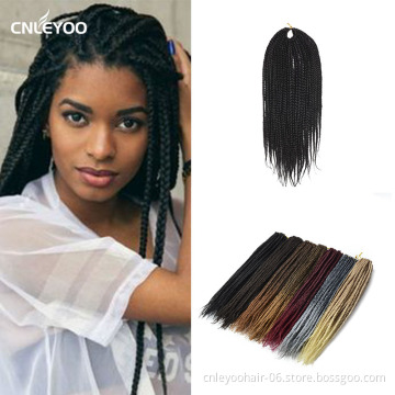 Fashion burning style 18 inches low temperature fiber black women crochet hair wig